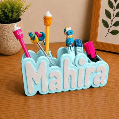 Personalised Name Pen Stand & Desk Organiser ..