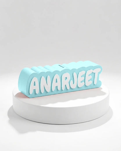 Personalised Name Piggy Bank | Custom 3D Printed Money Box for Kids & Gifting