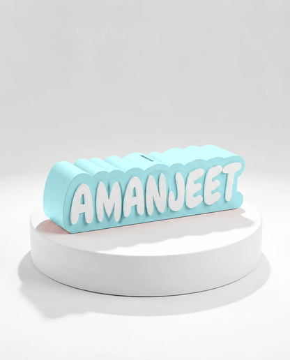 Personalised Name Piggy Bank | Custom 3D Printed Money Box for Kids & Gifting