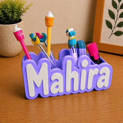 Personalised Name Pen Stand & Desk Organiser ..