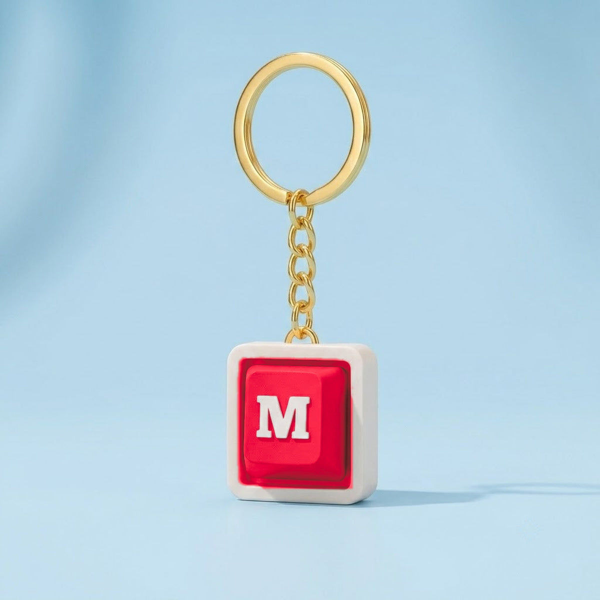 Personalized Keyboard Clicker Custom Alphabet Fidget Letters Keychain