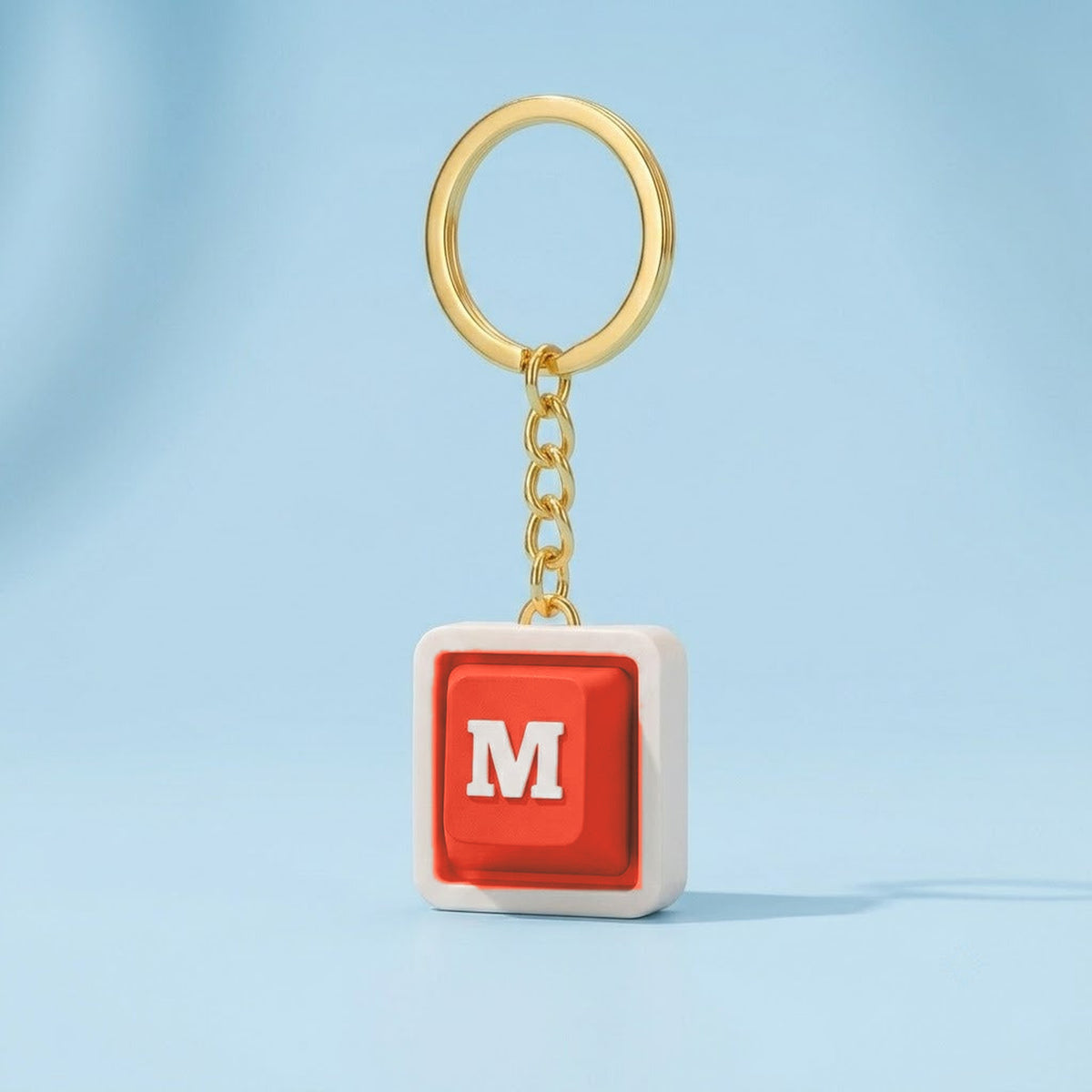 Personalized Keyboard Clicker Custom Alphabet Fidget Letters Keychain