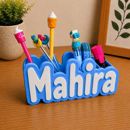 Personalised Name Pen Stand & Desk Organiser ..