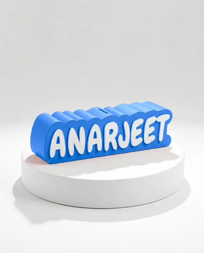 Personalised Name Piggy Bank | Custom 3D Printed Money Box for Kids & Gifting