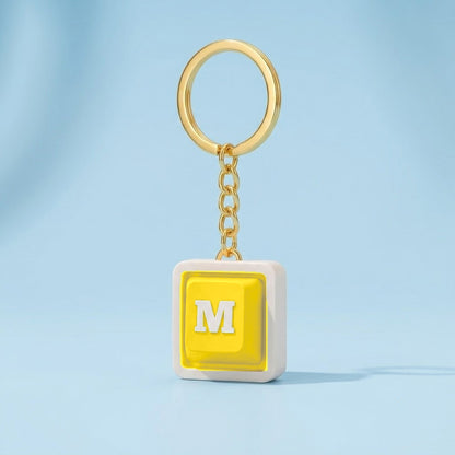 Personalized Keyboard Clicker Custom Alphabet Fidget Letters Keychain