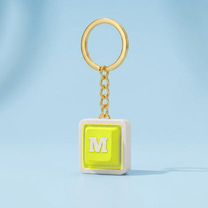 Personalized Keyboard Clicker Custom Alphabet Fidget Letters Keychain