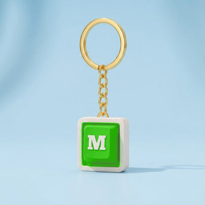Personalized Keyboard Clicker Custom Alphabet Fidget Letters Keychain