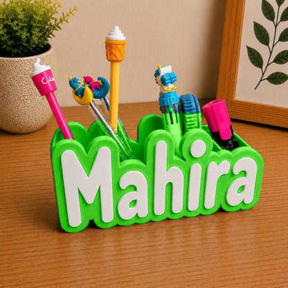 Personalised Name Pen Stand & Desk Organiser ..