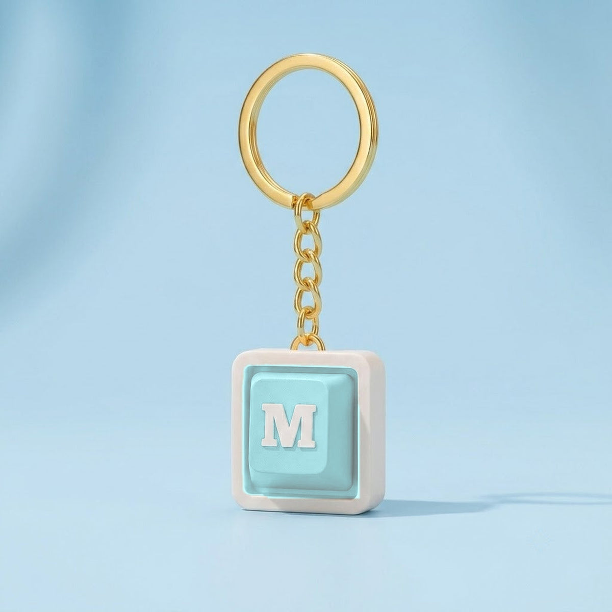 Personalized Keyboard Clicker Custom Alphabet Fidget Letters Keychain