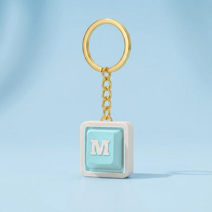 Personalized Keyboard Clicker Custom Alphabet Fidget Letters Keychain