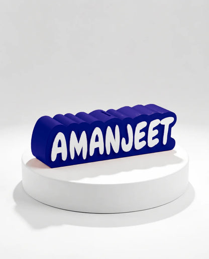 Personalised Name Piggy Bank | Custom 3D Printed Money Box for Kids & Gifting