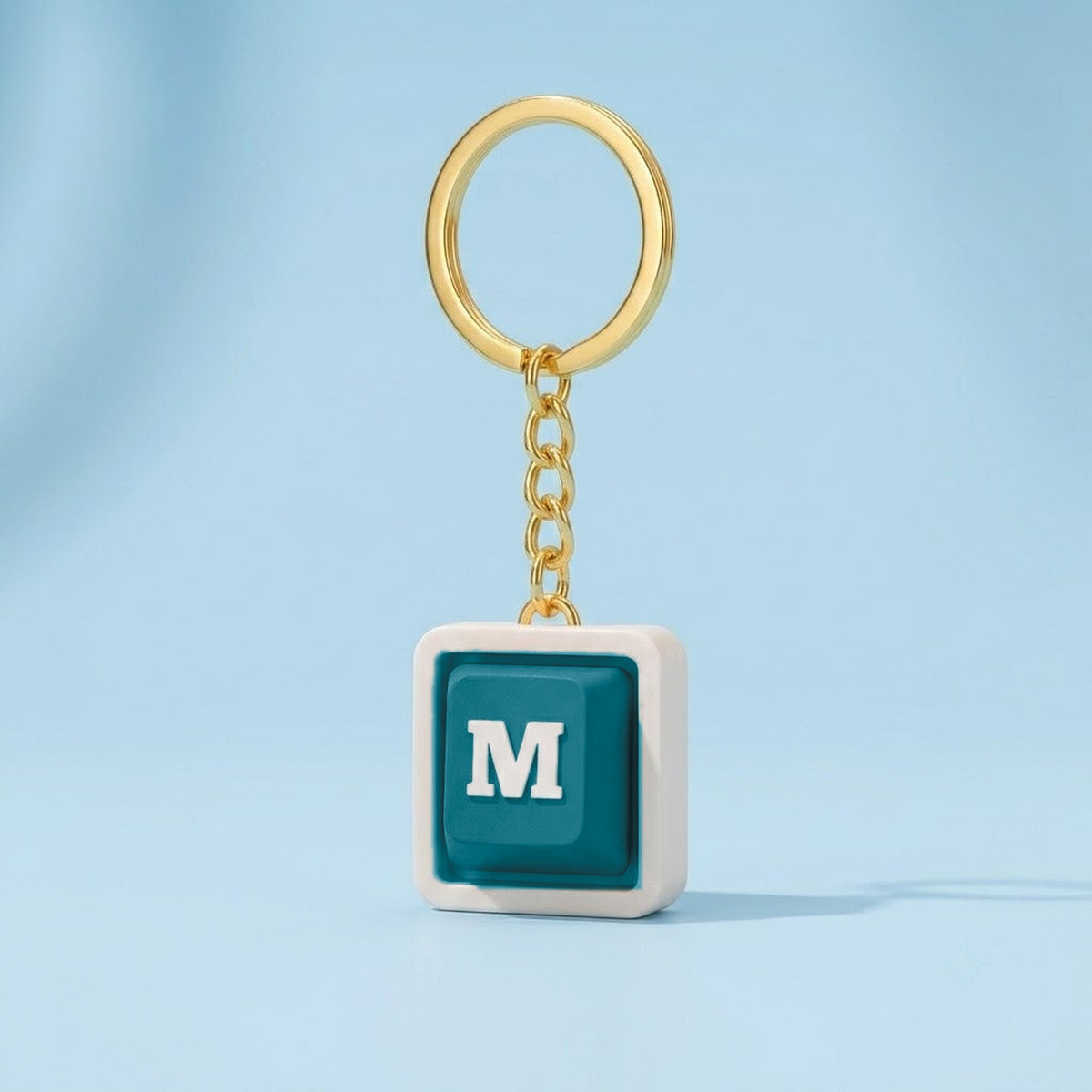 Personalized Keyboard Clicker Custom Alphabet Fidget Letters Keychain