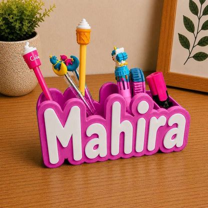 Personalised Name Pen Stand & Desk Organiser ..