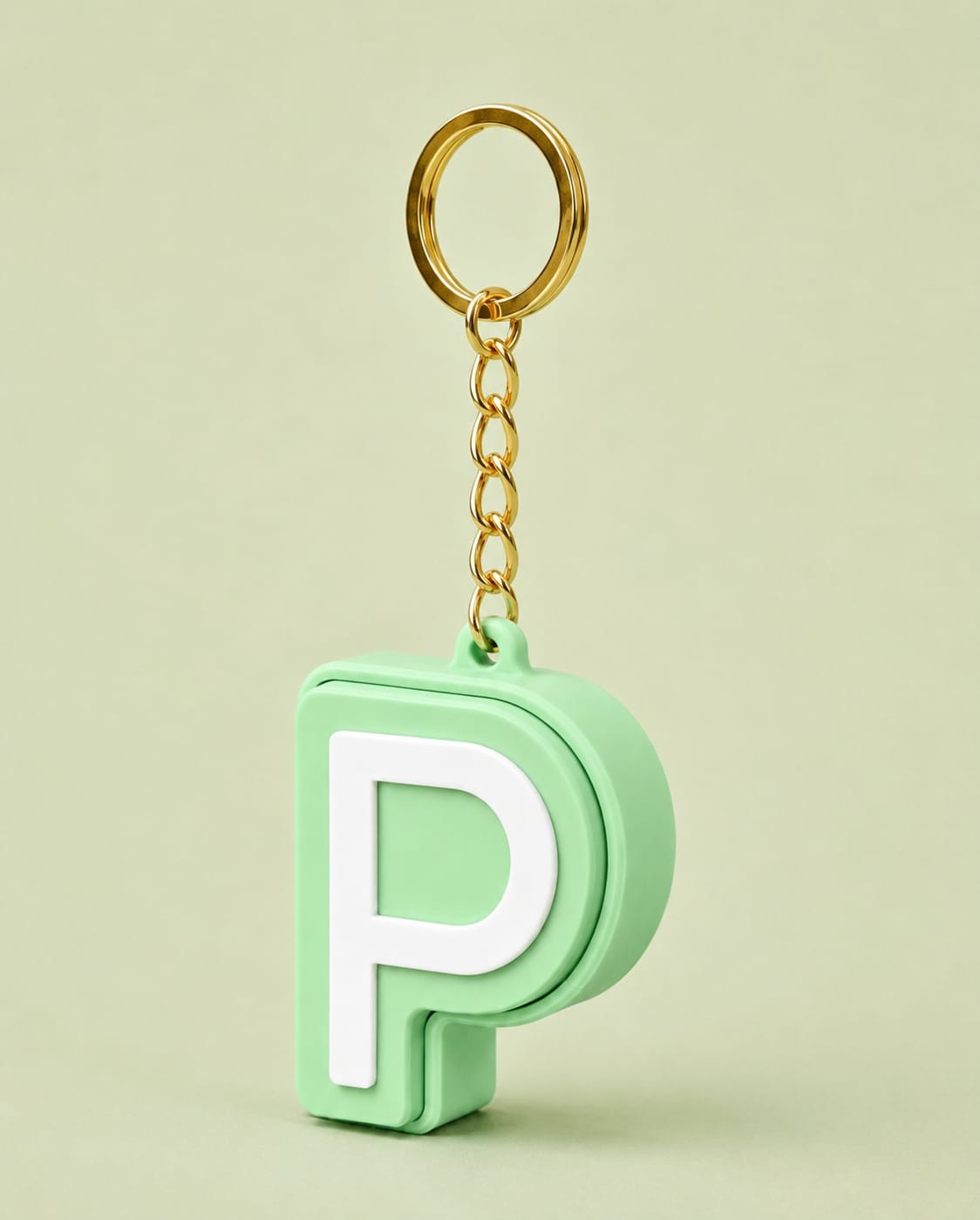 Personalised Clicker Letter Keychain Fidget Alphabet Keyring