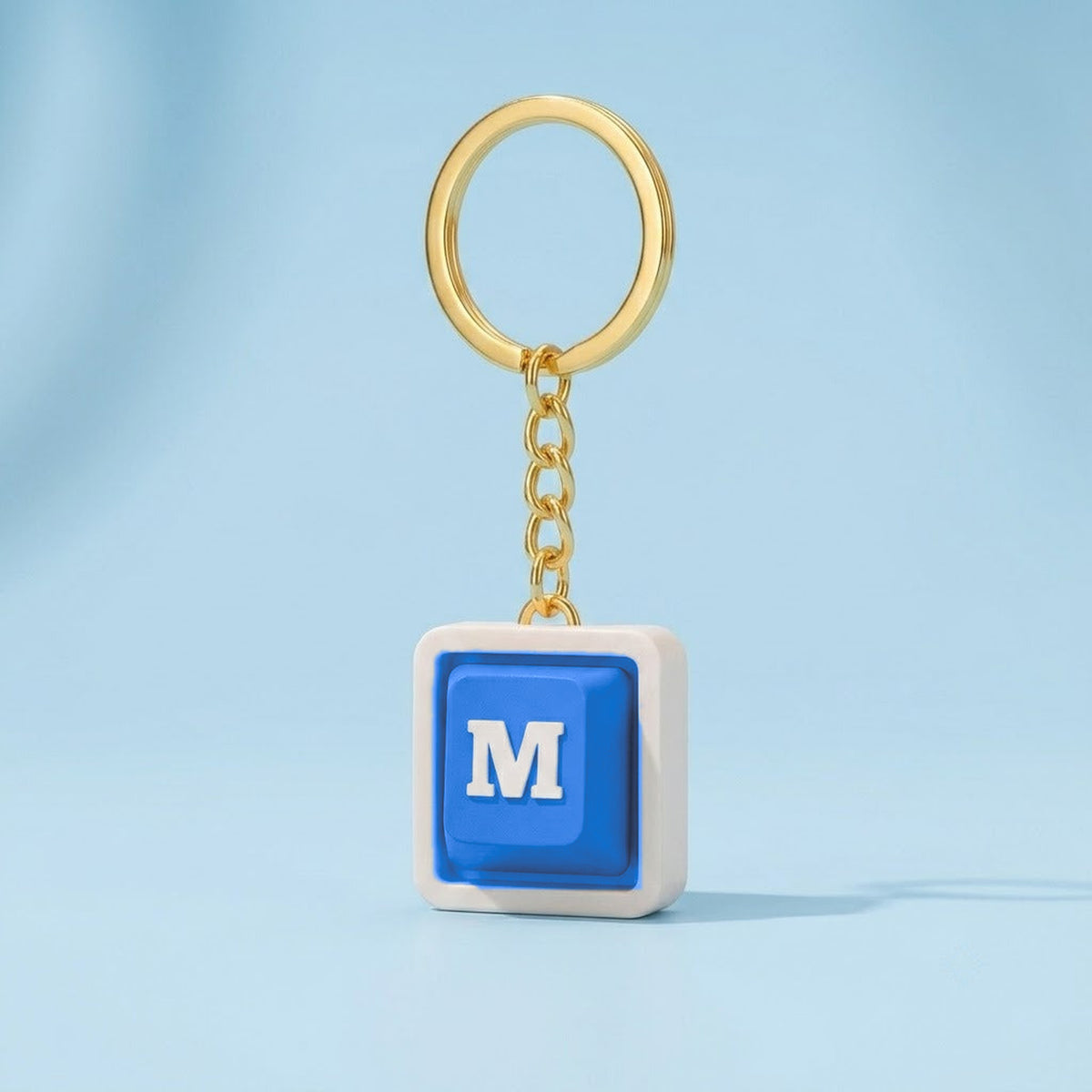 Personalized Keyboard Clicker Custom Alphabet Fidget Letters Keychain