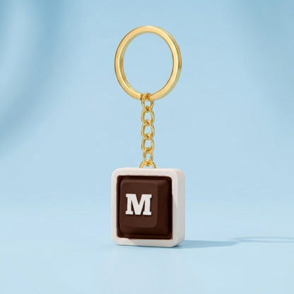 Personalized Keyboard Clicker Custom Alphabet Fidget Letters Keychain