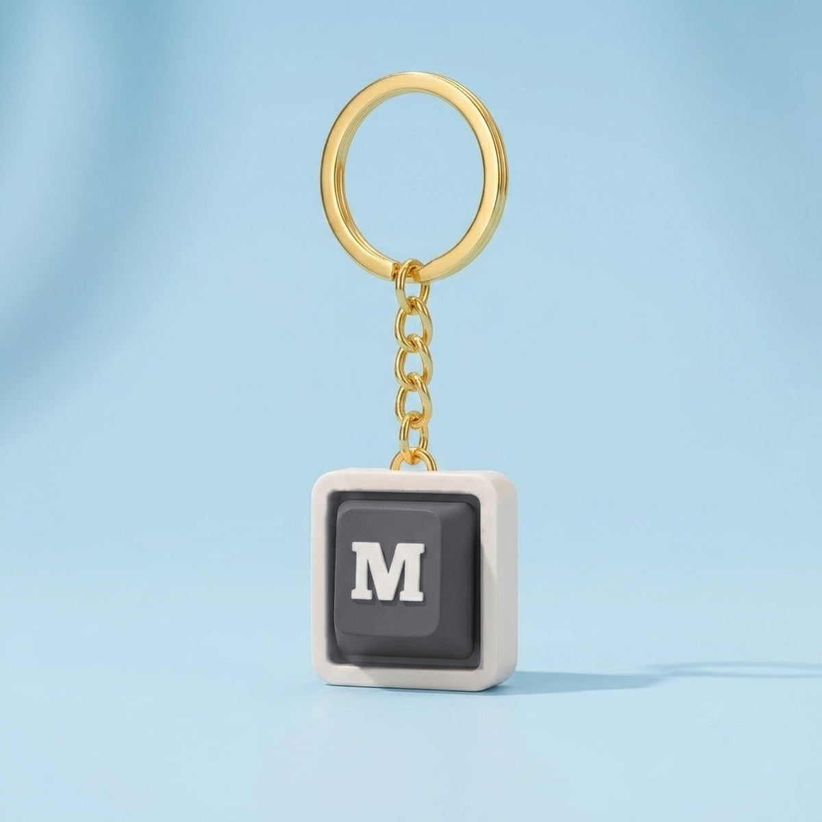 Personalized Keyboard Clicker Custom Alphabet Fidget Letters Keychain