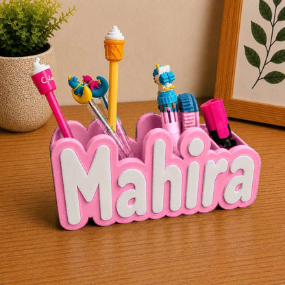 Personalised Name Pen Stand & Desk Organiser ..