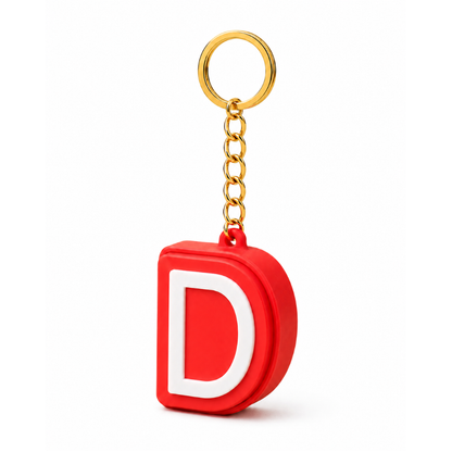 Personalised Clicker Letter Keychain Fidget Alphabet Keyring