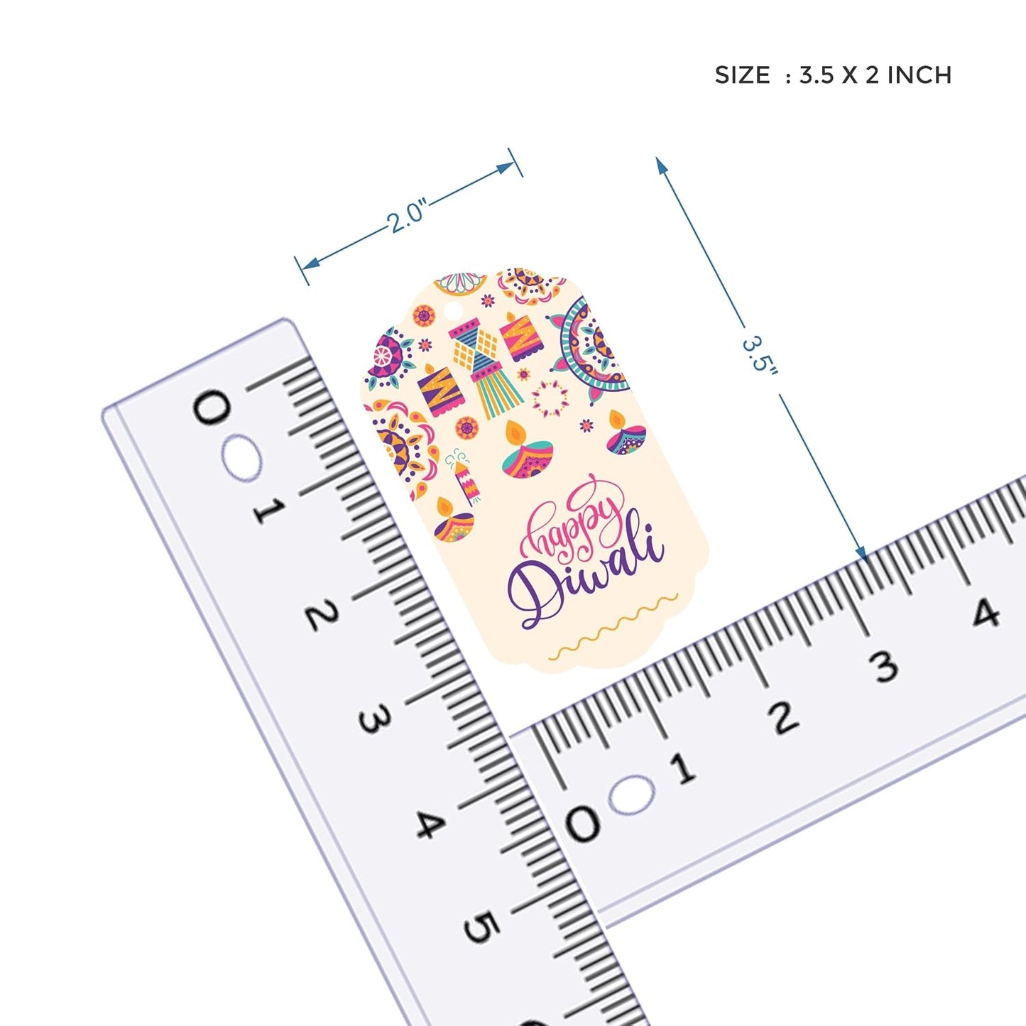 Happy Diwali Gift Tags Hamper Tag