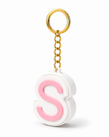 Personalised Clicker Letter Keychain Fidget Alphabet Keyring