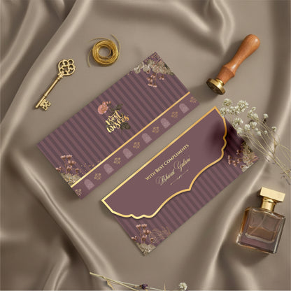 LUXURY MONEY ENVELOPE | AESTHETIC ROSE CORAL MOTIF