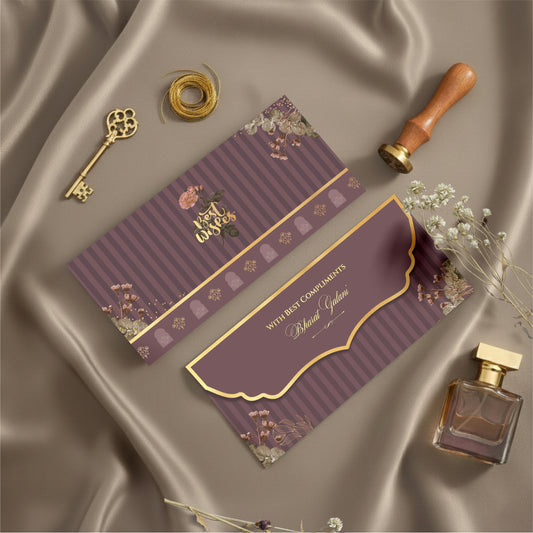 LUXURY MONEY ENVELOPE | AESTHETIC ROSE CORAL MOTIF