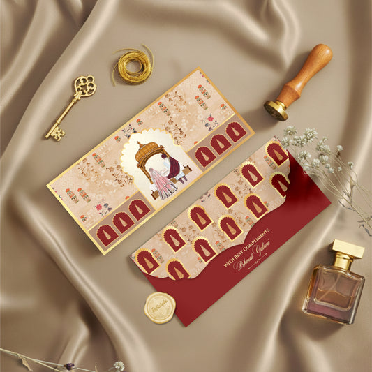 Anand Karaj Gold Foil Money Envelopes