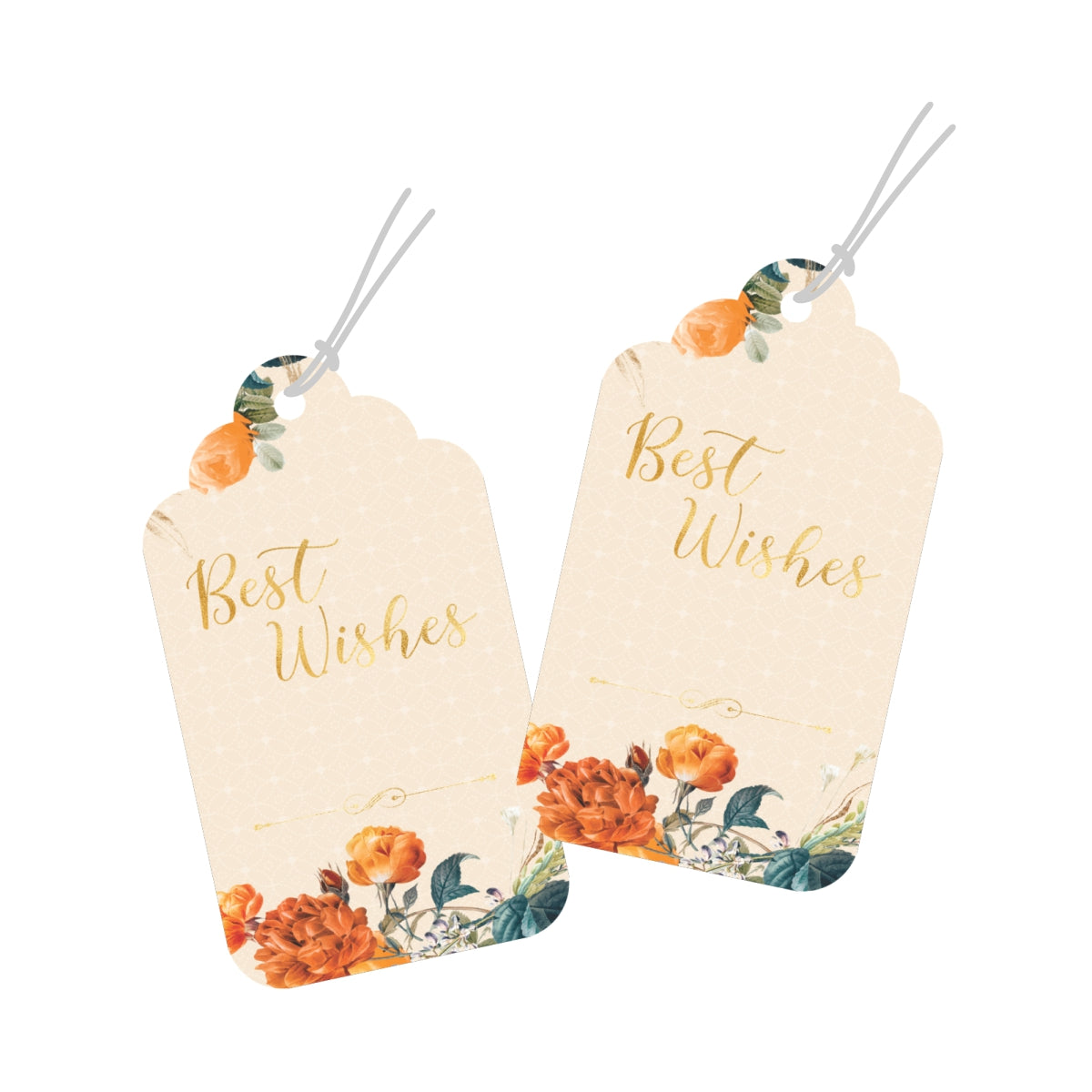 Best Wishes Tags for Gifts and Celebrations in Golden Foil. Shop ...
