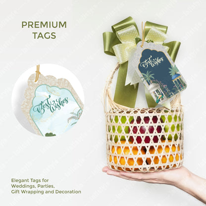 Best Wishes Tags Wedding Gift Tags