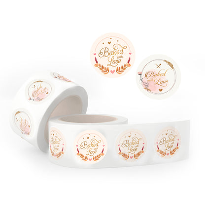 Baked with love Sticker