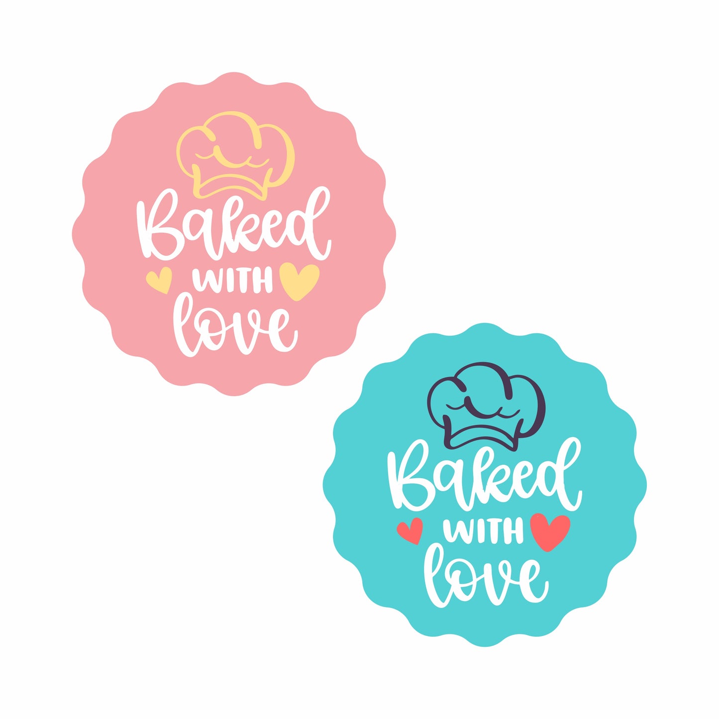 Baked with love Sticker