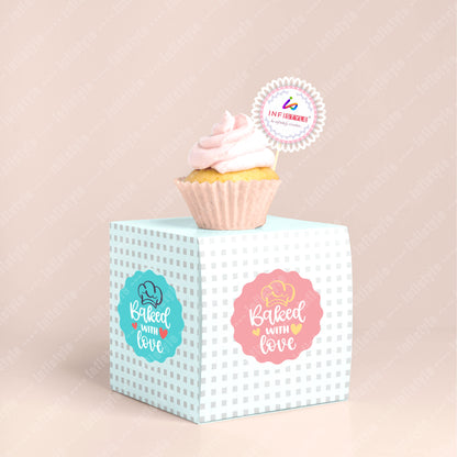 Baked with love Sticker