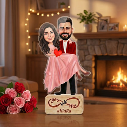 Valentine’s Day Romantic Couple Personalized Caricature Gift