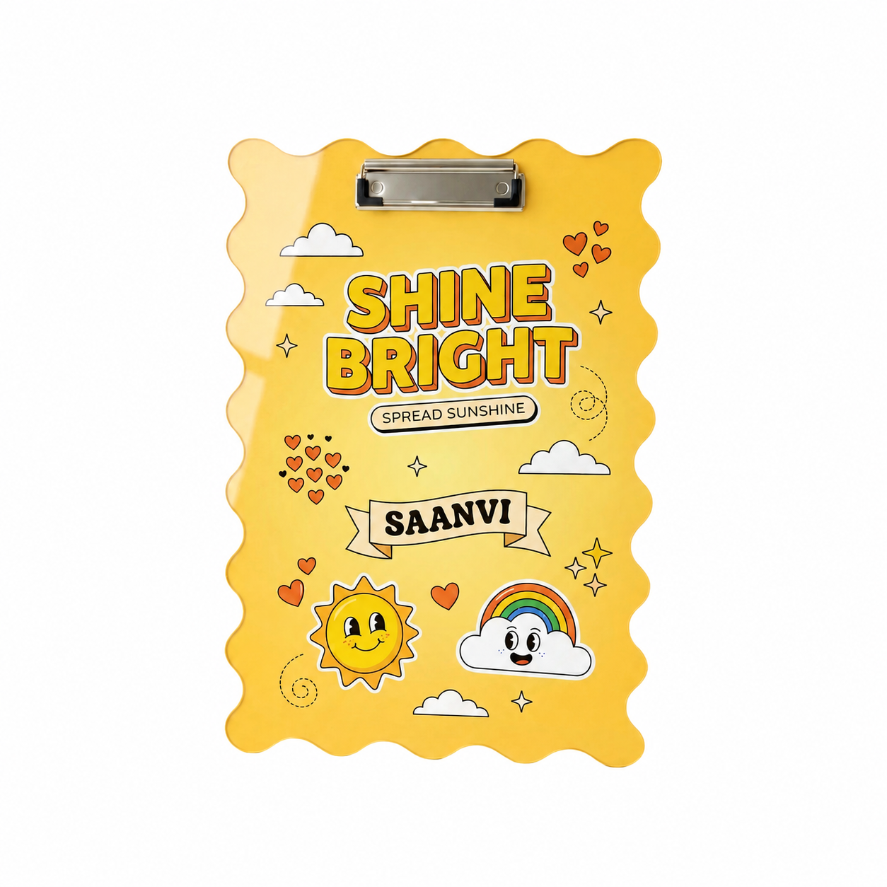 Customized Acrylic Examboard with Name | Personalized Name Examboard