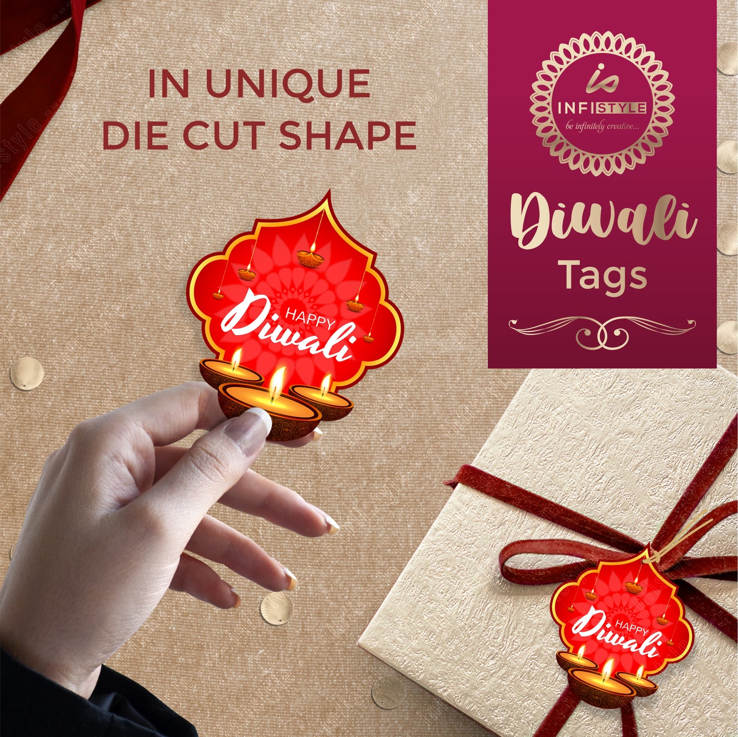 Happy Diwali Gift Tags Diwali Tags for Gifting