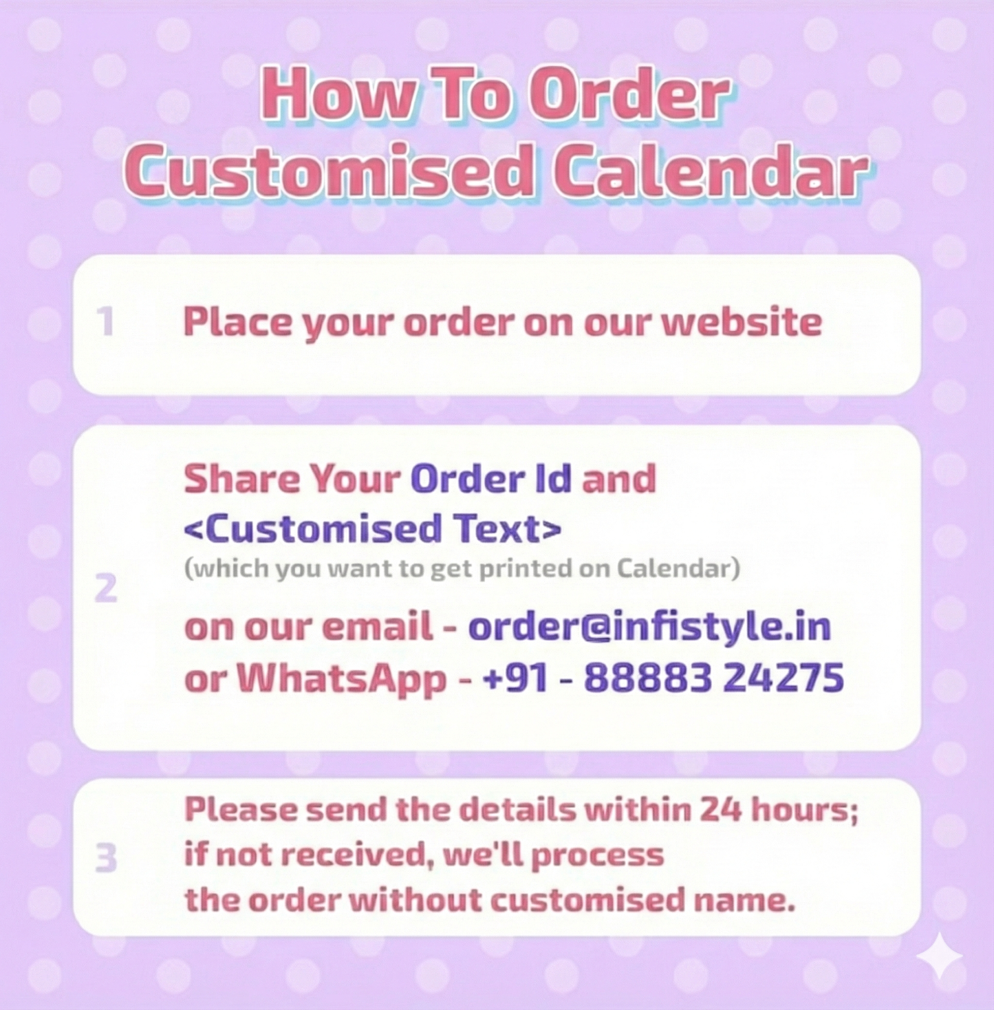 Customized 2026 Calendar for Desk – Floral Vase & Wooden Stand