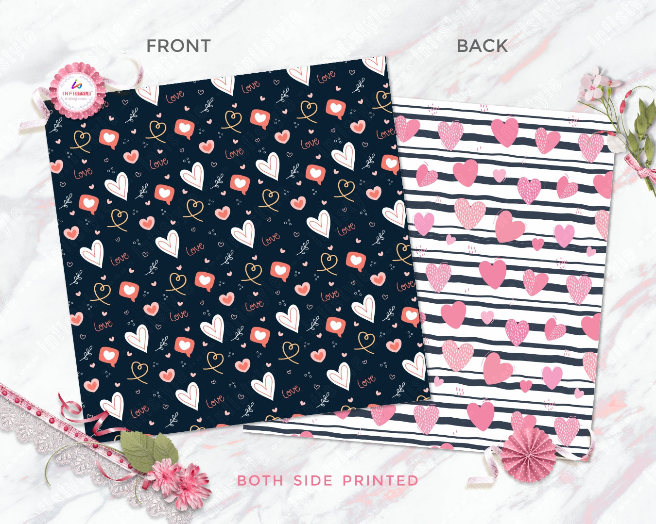 Scrapbooking Craft Paper Pack of 24