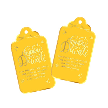 Happy Diwali Gold Foil Gift Tags
