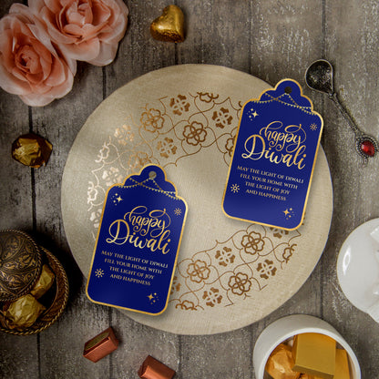 Happy Diwali Gold Foil Gift Tags