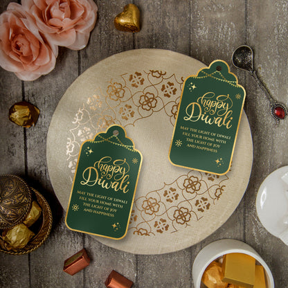 Happy Diwali Gold Foil Gift Tags