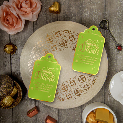 Happy Diwali Gold Foil Gift Tags