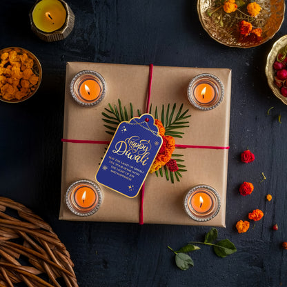 Happy Diwali Gold Foil Gift Tags