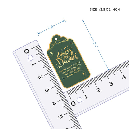 Happy Diwali Gold Foil Gift Tags