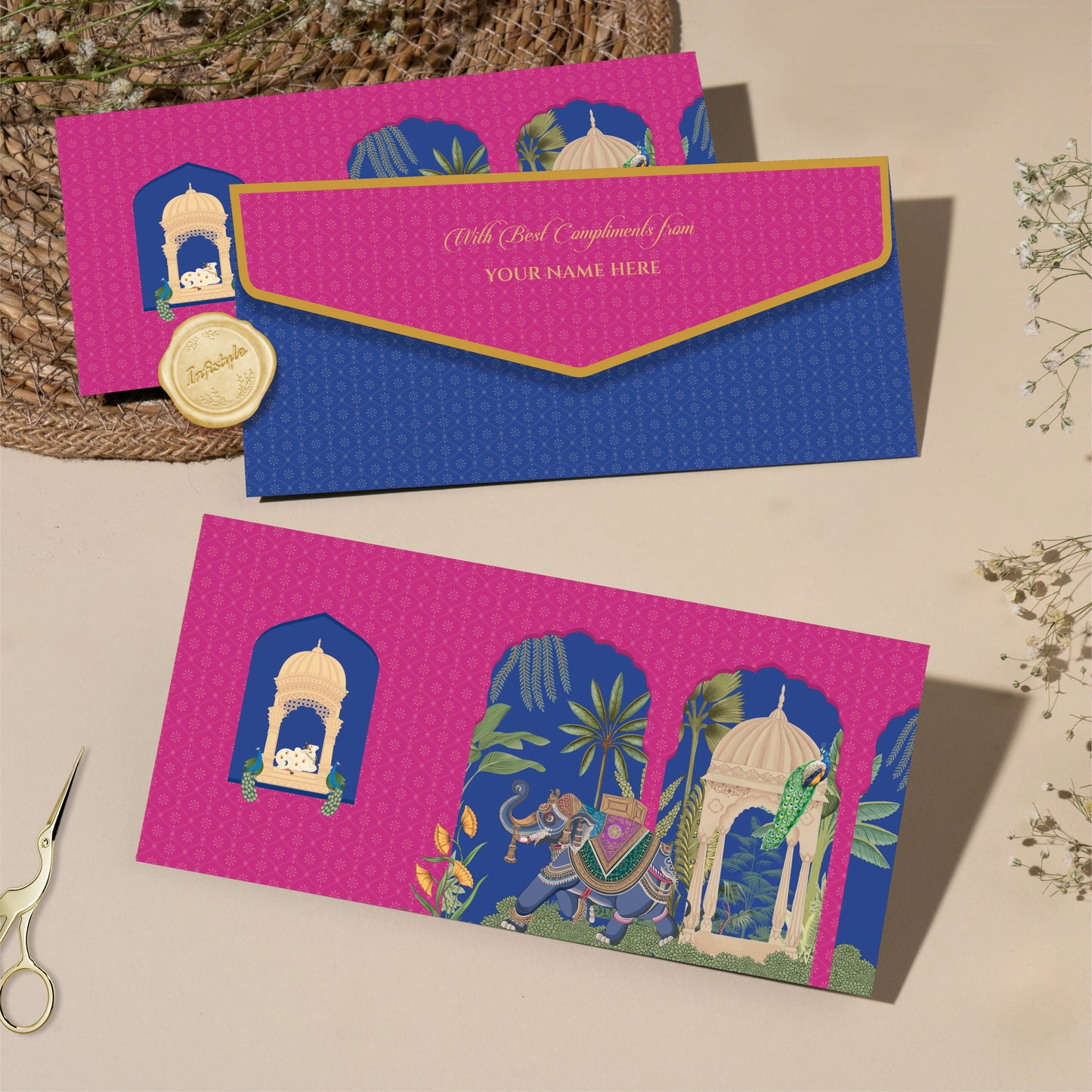 Custom Matt Finish Money Envelopes