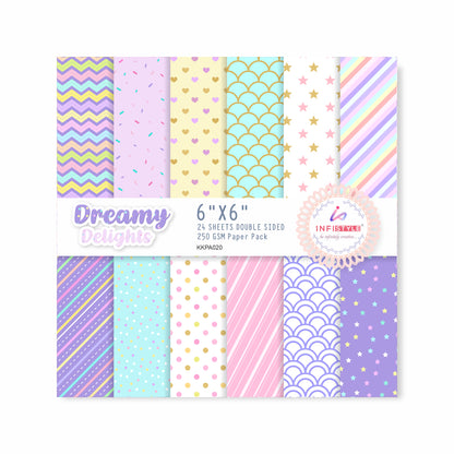 Dreamy Scrapbooking Paper 24 Sheets