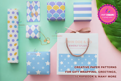 Scrapbook Craft Paper Pack of 24