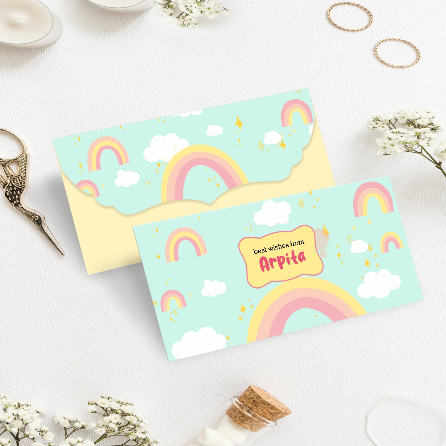 Custom Kids Gift Envelope for Gifting