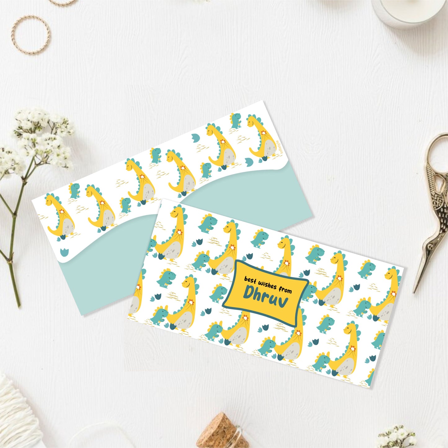 Custom Kids Gift Envelope for Gifting