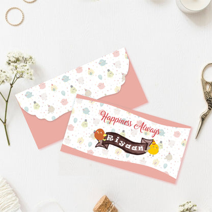 Custom Kids Gift Envelope for Gifting